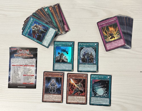 Lotto carte mazzo - yu-gi-oh!,